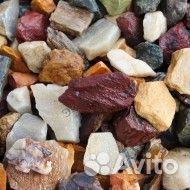 Разноцветный декоративный щебень (микс), 25кг