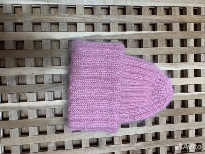 Шапочка из кид мохера. Новая