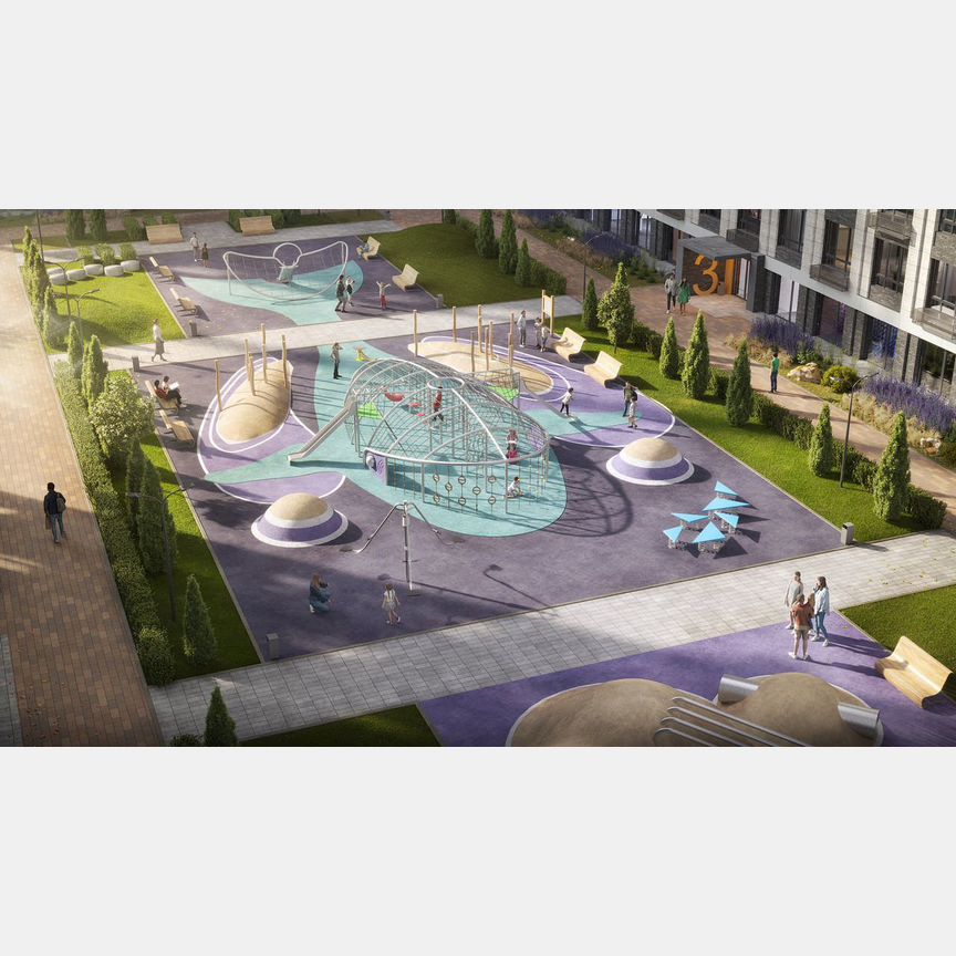 2-к. квартира, 58,2 м², 6/25 эт.