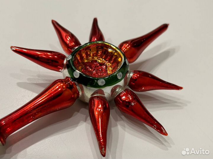 Ёлочная игрушка Вифлеемская звезда ГДР