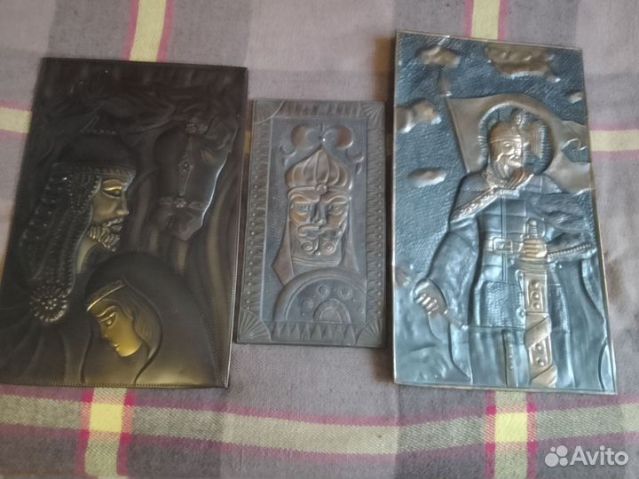 Чеканки медь панно