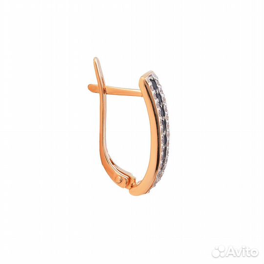 Серьги золотые