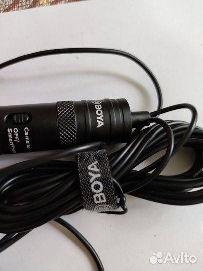 Микрофон boya с двойной петличкой