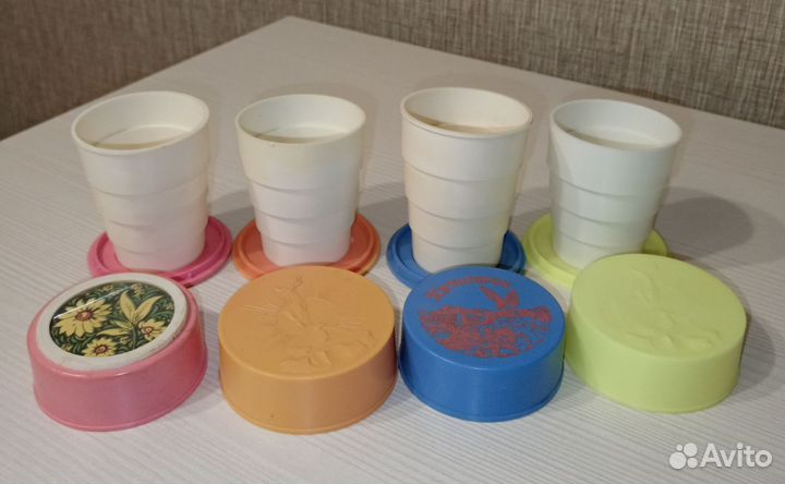 Стакан складной 4 штуки СССР