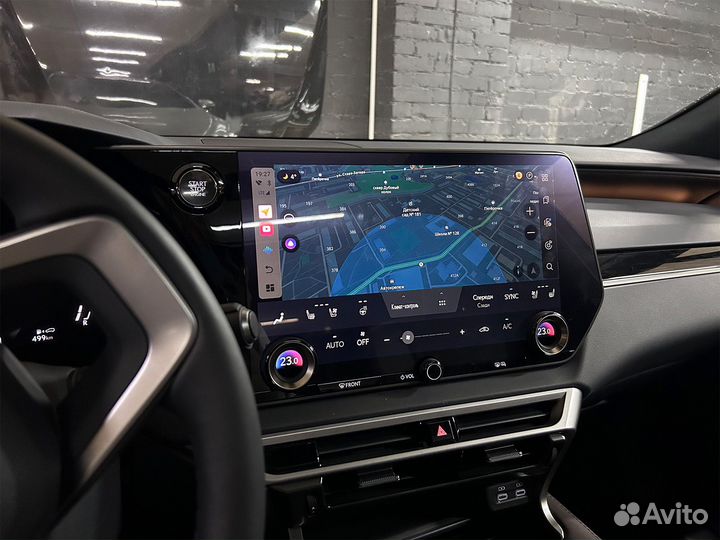 Блок CarPlay на Lexus LX, RX, NX