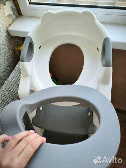 Сидушка на унитаз со ступенькой