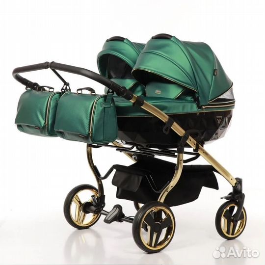 Коляска для двойни 2в1 Junama diamond