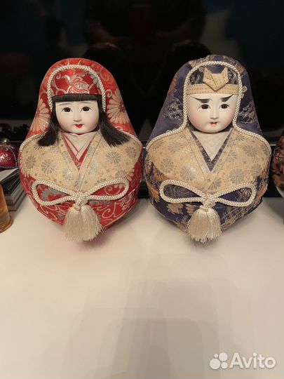 Японская кукла Дарума. Винтаж