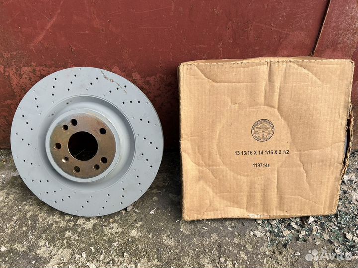 Тормозной диск передний на mercedes gle 166