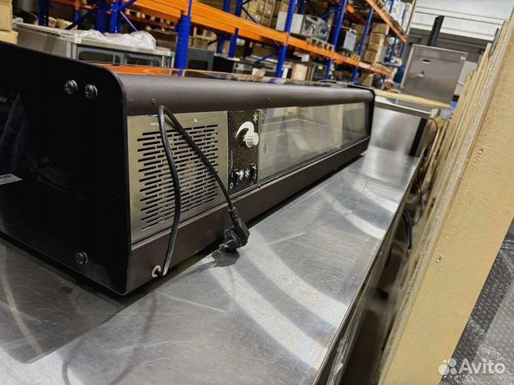 Витрина холодильная Carboma A37 SM 1,5-1 (вхсв-1,5) (6 GN 1/3)