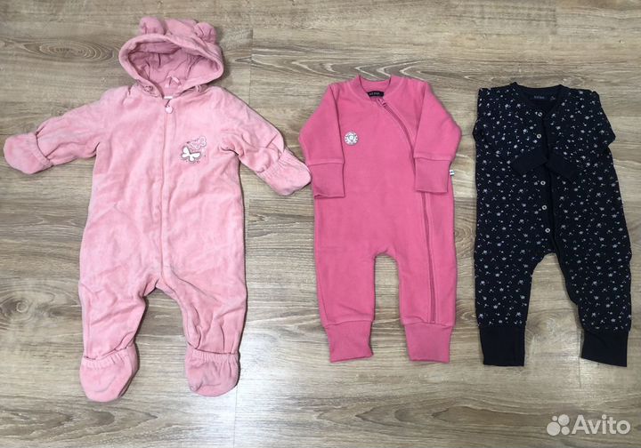 Одежда для девочки 6-9мес (р-р 74)