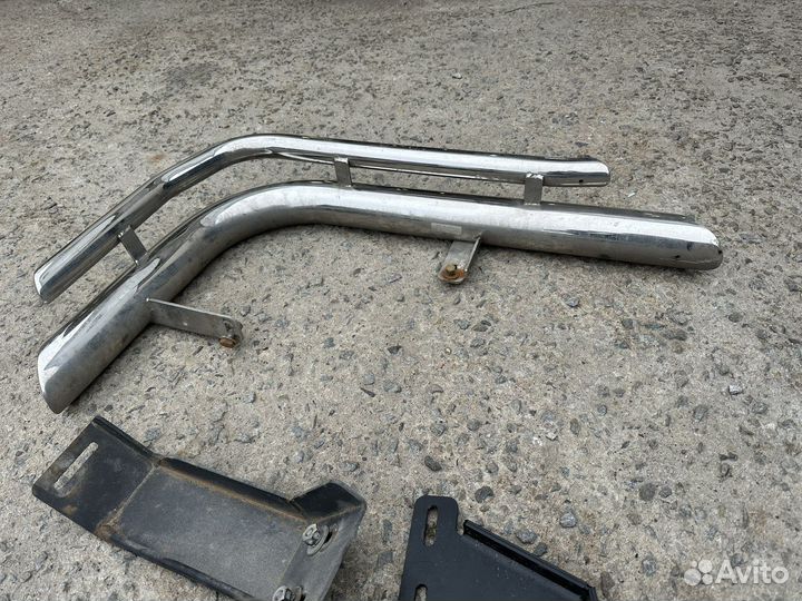 Защита бампера задняя углы Mitsubishi L200