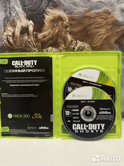 Диск call of duty ghosts для xbox 360