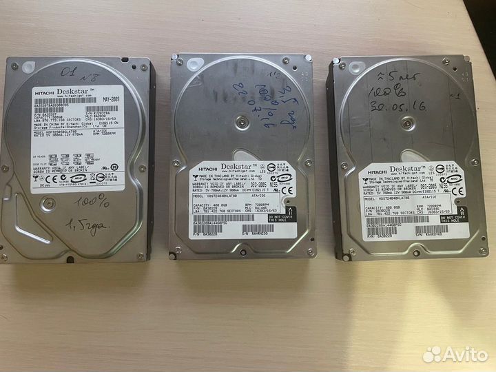 Жесткие диски HDD IDE 3.5 250-500 GB