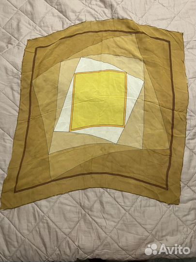 Шелковый платок винтаж