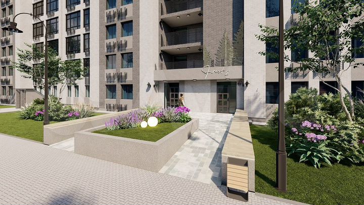 1-к. квартира, 45 м², 2/10 эт.