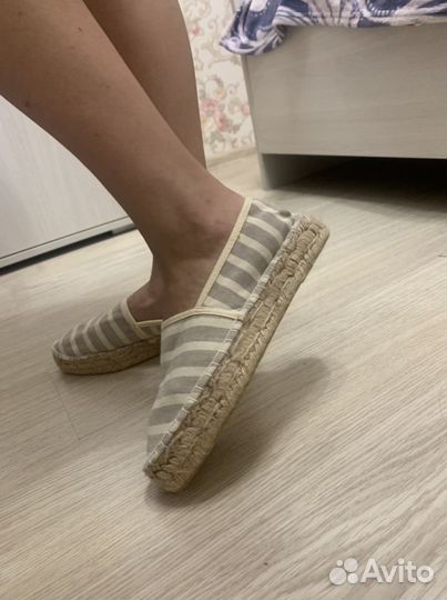 Слипоны эспадрильи