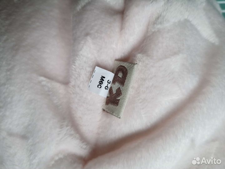 Шапки на малышку, Шапка шлем Журавлик