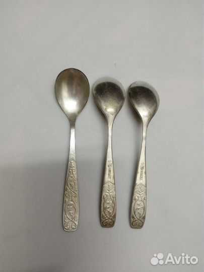Столовые приборы мельхиор. Ложки чайные мельхиор