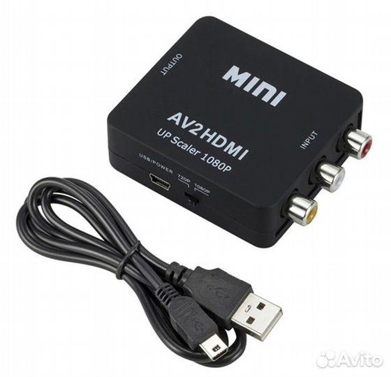Преобразователь видеосигнала AV в hdmi