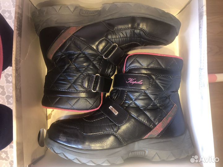 Ботинки зимние для девочки Kapika, р.37