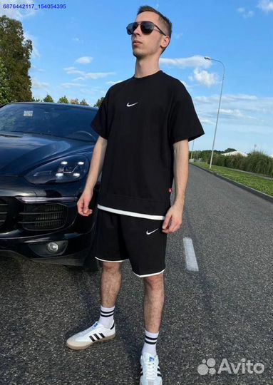 Спортивный костюм шорты и футболка Nike (Арт.35854