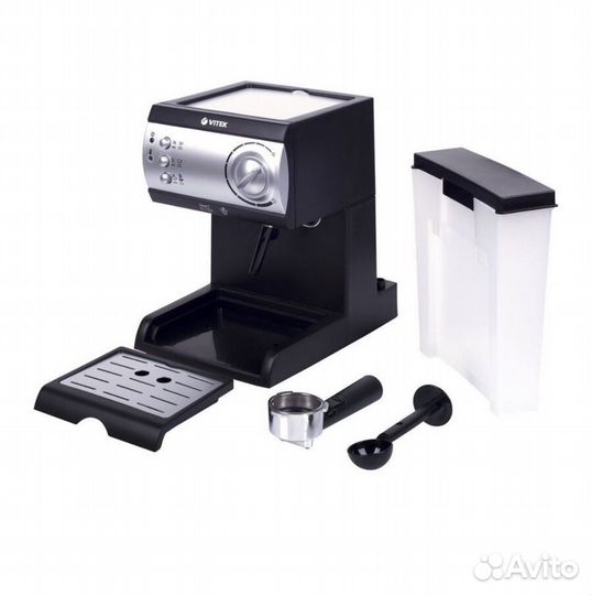 Кофеварка рожковая vitek vt 1511