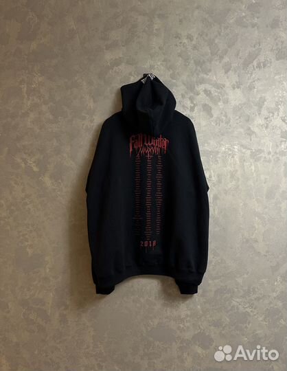 Худи Vetements Metal Tour XS оригинал