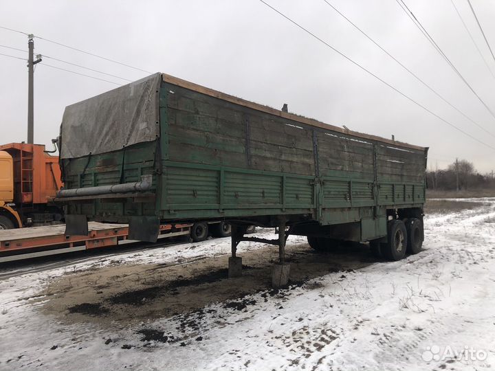 Полуприцеп бортовой ОДАЗ 9370, 1988