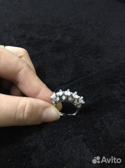 Серебряное кольцо корона