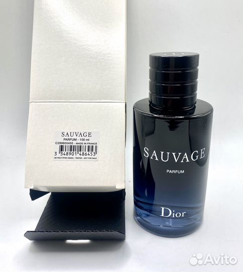 Dior Sauvage Parfum 100 мл тестер, оригинал