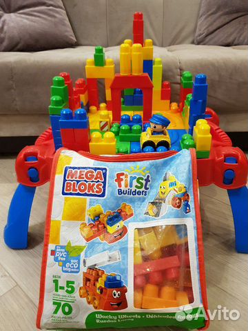 Mega bloks конструктор столик