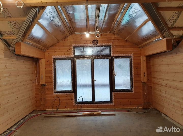 Домокомплект из клееного бруса, ель, 140 на 205