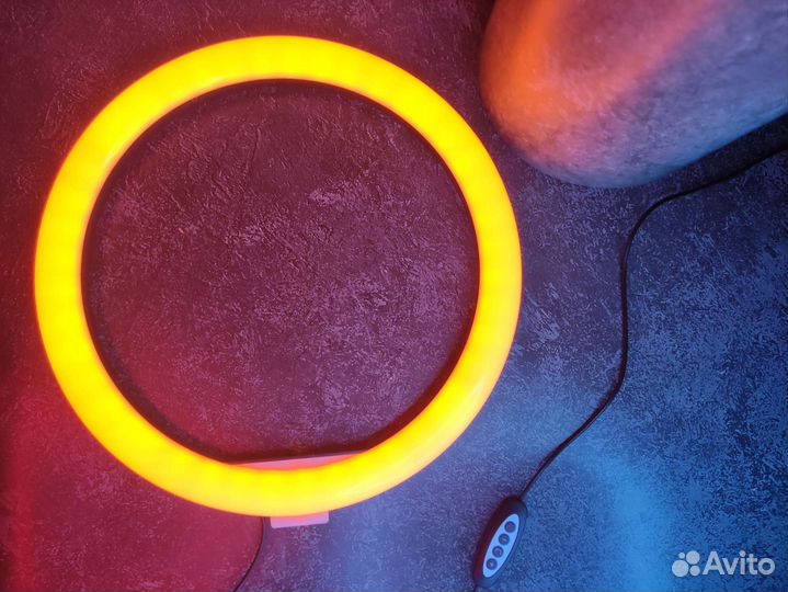 Кольцевая лампа RGB 33см Селфи лампа