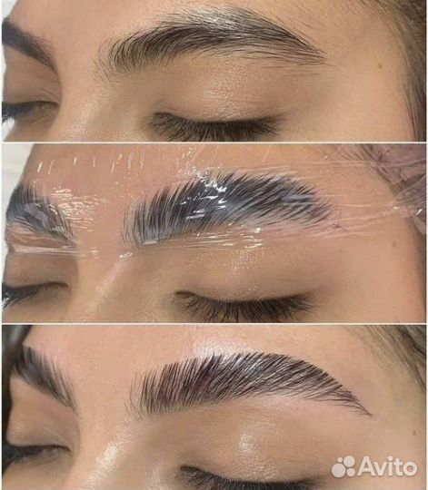 Ламинирование бровей коррекция бровей окрашивание