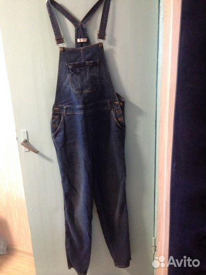 Женский комбинезон джинсовый
