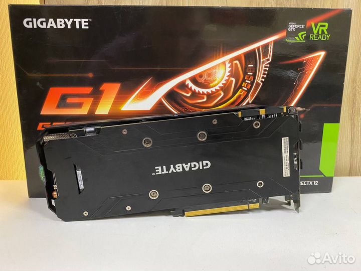 Видеокарта gigabyte GTX 1070 8GB гарантия