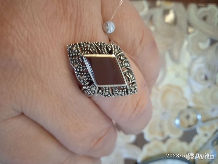 Серебряный перстень 19,5