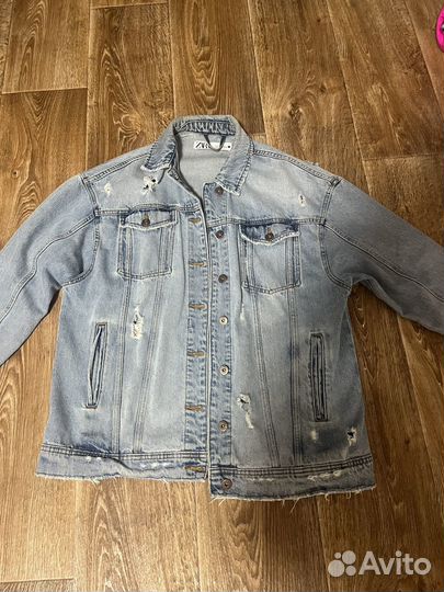Джинсовая куртка zara M