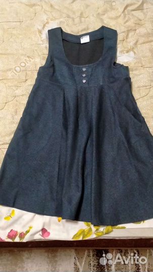 Платье рубашка школьная