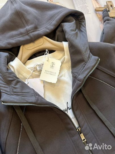 Спортивный костюм Brunello Cucinelli графит