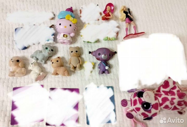 Hello kitty, Sylvanian families, мэджики