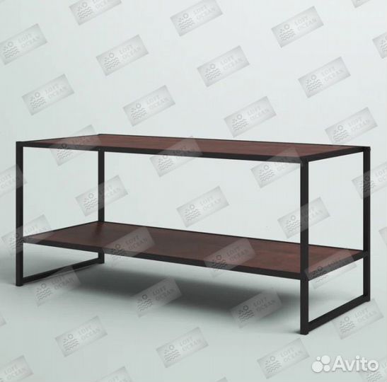 Консоль в стиле лофт «Грут»