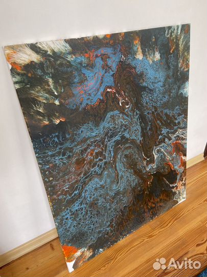 Картина абстракция акрил