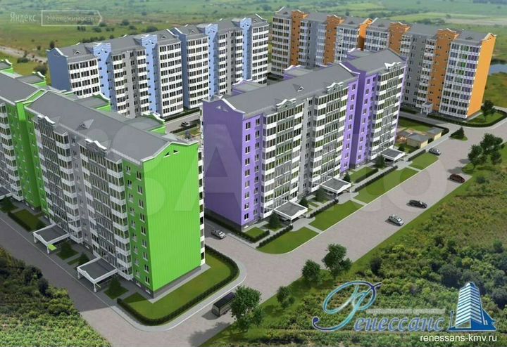 1-к. квартира, 45,2 м², 9/9 эт.