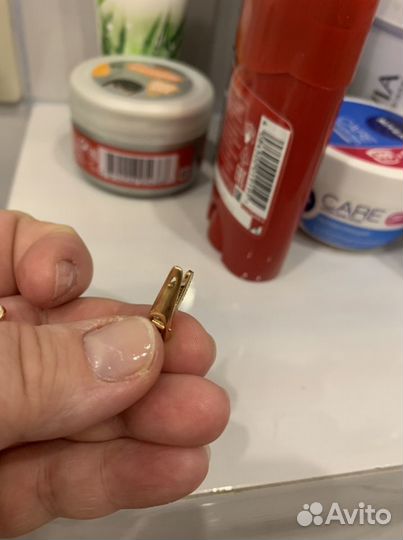 Золотые серьги