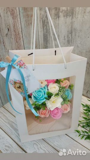 Букеты из мыльных роз на праздник