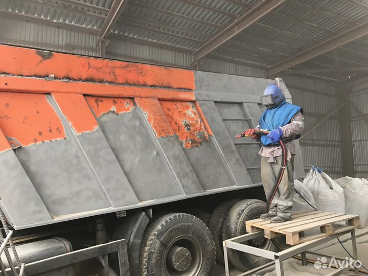 Пескоструйка,Очистка металла