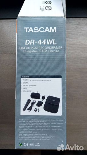 Рекодер tascam DR-44WL