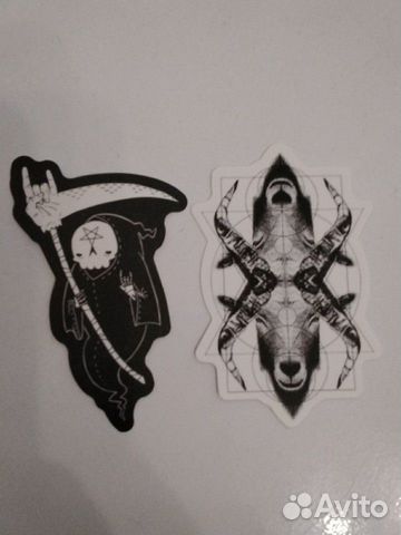 Готические наклейки